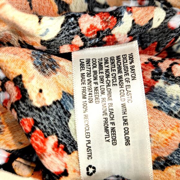 NWT Wild Fable XS Women's Long Sleeve Maxi BOHO Dress Miss Size 0 2 New Tags - Picture 4 of 6